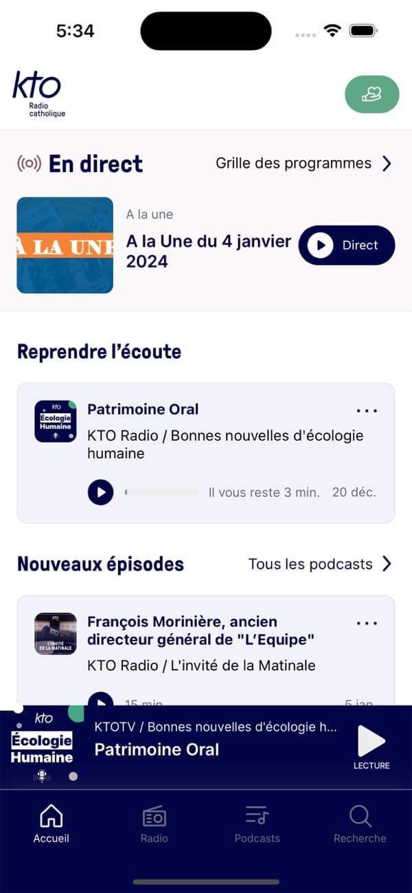 application kto radio